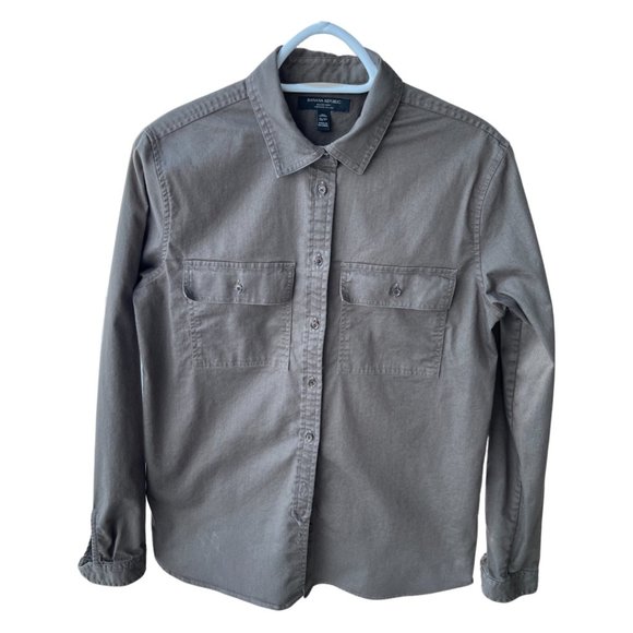 🌸4/$20🌸 Banana Republic Dillon Classic-Fit Twill Shirt - Picture 1 of 10